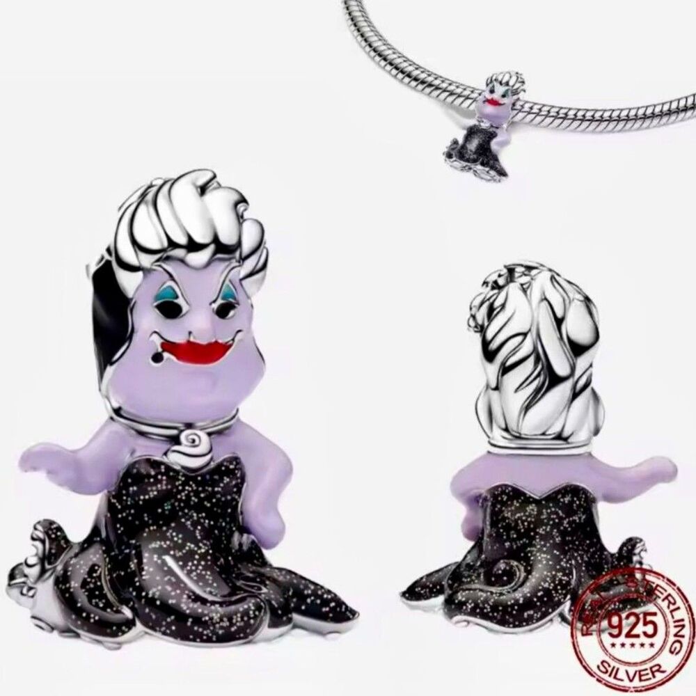 NWOT Ursula Little Mermaid Ariel Disney x Pandora FIT Charm